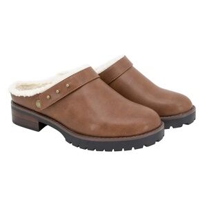 Kensie Women’s Clogs with Cozy Lining, Tan Color, Size: 6.5 & 7 - NWT